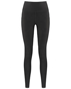 Latest Design Women Solid High Waist Compression Leggings Spandex/Polyester Fitness <b>Yoga</b> Workout <b>Pants</b> - Product Image 4