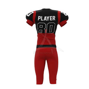 Meilleures ventes Uniforme de football américain léger et respirant de grande taille à manches courtes pour les matchs et l'entraînement en plein air - Product Image 2