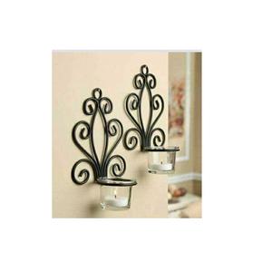 Candelabro hecho a mano de alta calidad, vela perfumada de hierro forjado, decoración de boda, soporte para velas para decoración del hogar - Product Image 1