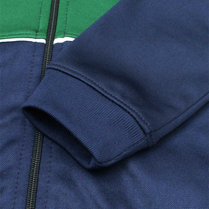 Chándal de algodón de gran tamaño con logotipo personalizado para hombre, conjunto ajustado con capucha y estampado sólido para correr, chándal de invierno - Product Image 3