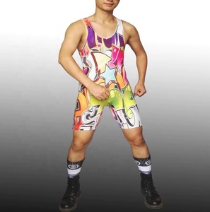 Pakistan fait Singlet Gym Sports Wrestling unisexe conception personnalisée pas cher prix d'usine Singlets de lutte 2025 - Product Image 5