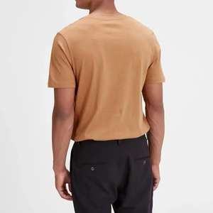 La mejor calidad 100% algodón de secado rápido y ropa de calle transpirable Camiseta de algodón Premium para hombres Camiseta ligera de algodón - Product Image 5