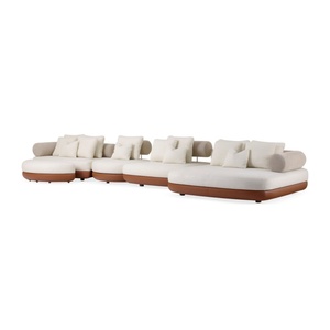 Meubles de salon de luxe, canapé modulaire <span class=keywords><strong>Baco</strong></span>, ensemble de canapés sectionnels en forme de U, canapé en tissu nuage, canapé design pour la maison, villa - Product Image 2