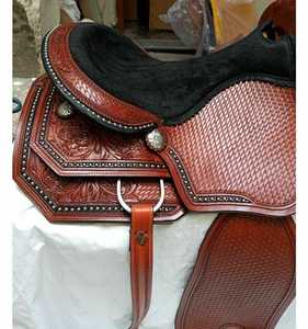 Sillín de diseño profesional de calidad superior, carreras de salto, propietarios de caballos occidentales, cuero genuino duradero, árbol de madera, equitación inglesa - Product Image 2