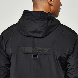 Chándal cortavientos para hombre a prueba de agua en blanco para exteriores, logotipo personalizado, ropa deportiva, lo mejor para chaquetas cortavientos para correr para hombre - Product Image 6