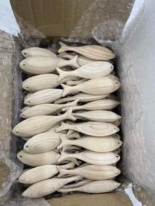 ปลาไม้ขัดปลาไม้ธรรมชาติสำหรับระบายสีหรืองานฝีมือตกแต่งบ้าน - Product Image 6