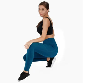 Spandex 100% 2025 Winter <b>Warm</b> Women's High Waist Knitted Breathable Plus Size Solid Color <b>Leggings</b> - Product Image 4