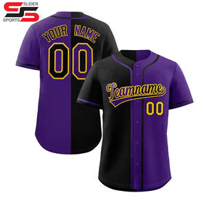 Fabricación de camisetas de béisbol a rayas para hombres, mujeres, jóvenes, Chico, bordado, sublimación, impreso, equipo de béisbol, Jersey - Product Image 3