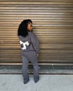 Sudadera con capucha desgastada de felpa francesa vintage lavado ácido pesado para hombre con estampado personalizado transpirable 100% algodón para invierno - Product Image 6