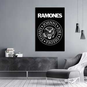 Póster con el logo de Ramones 'Gabba Gabba Hey!' Arte de Pared en Lienzo - Product Image 5