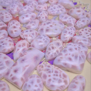 AAA Thomsonite Stone Natural Thomsonite Cabochon Pink Thomsonite Piedra preciosa suelta Hermosa Piedra Rosa Mayorista Proveedor Gemas - Product Image 1