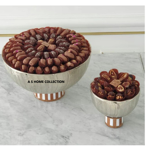 Vente en gros Plateau de service à chocolat en métal doré avec miroir de service de mariage de qualité supérieure - Product Image 2