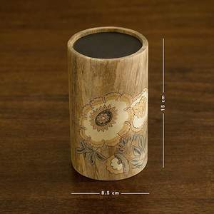 Porte-bougie classique pour la décoration de la maison, décoration de mariage moderne, pot à bougie unique, support à bougie en bois de haute qualité - Product Image 3