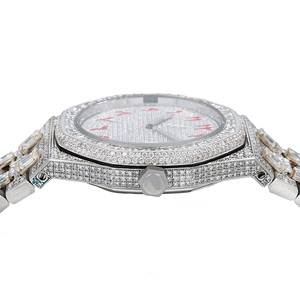 Reloj de Lujo Legacy Hip Hop con Moissanita, Caja Octogonal, Acero Inoxidable, Cuarzo, Edición Limitada, Diamantes VVS - Product Image 5