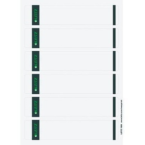 Leitz Self-Adhesive Finger Hole Grey Binder Spine Label 39 X 192mm 150 Labels/Pack Narrow/Short <b>File</b> Folder Accessory - Product Image 1