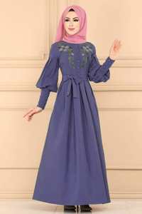 Latest Designer Modest Jalabiya <b>Kaftan</b> Dubai-Style Chiffon Evening Dress for Adults Free Size Islamic Traditional Muslims - Product Image 3