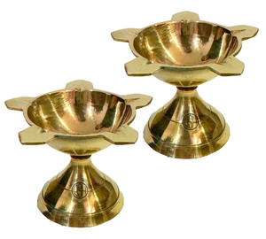 ไดยะโลหะทองเหลืองคุณภาพสูงเหมาะสำหรับการตกแต่งบ้านเทศกาลบูชาและมอบของขวัญดีไซน์แบบดั้งเดิมในราคาที่ดีที่สุด - Product Image 5