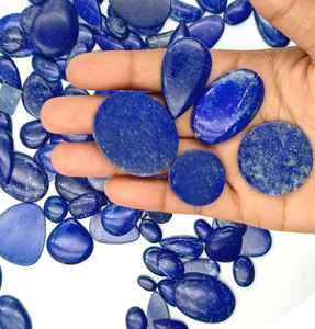 Cabochon de Lapis Lazuli bleu naturel de haute qualité Pierre précieuse en vrac unique pour la fabrication de bijoux - Product Image 4