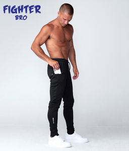 Pantalon pour homme en coton molletonné, tissu souple et confortable, idéal pour l'entraînement sportif et le style streetwear quotidien. - Product Image 2