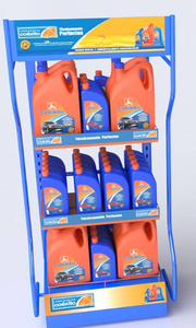 Estante de Exhibición Personalizado para Lubricante, Estación de Servicio de Sala de Exposición, Construcción de Metal, Acabado Recubierto de Polvo, Fácil Montaje - Product Image 3