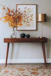 Functional Wooden Console Table Perfect For Holding <b>Keys</b> Phones <b>Wallets</b> And Daily Living Essentials - Product Image 3