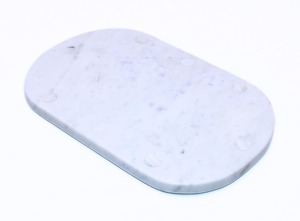 Tabla de cortar de mármol ovalada natural al por mayor, utensilios de cocina para el hogar, verduras, frutas, pizza, carne, queso, tabla de cortar 2025 - Product Image 6