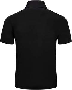 Chemises de sport pour hommes brodées OEM, personnalisables avec logo, en mélange polyester/coton, respirantes et à séchage rapide - Product Image 3