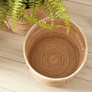 Round Rattan multi-purpose storage basket Handmade Storage Basket Wholesale eco-friendly Made in Viet Nam - Product Image 5