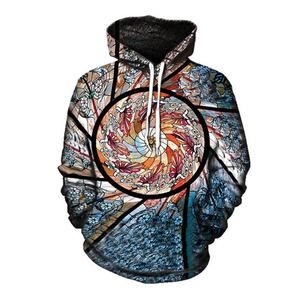 OEM Sweats à capuche unisexes lourds logo personnalisé imprimé coton bouffant grande taille anti-rétrécissement caractéristiques unisexe uni - Product Image 6