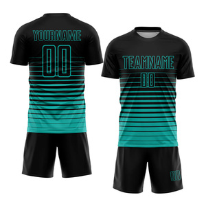 Conjunto de uniforme de fútbol personalizable, nuevo diseño de moda con sublimación, incluye Kit de Jersey, nombre, Impresión de logotipo - Product Image 6