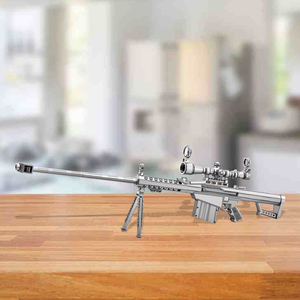 Kit de bricolage fusil de précision M82A1 <span class=keywords><strong>Piececool</strong></span>, jouet éducatif, <span class=keywords><strong>puzzle</strong></span> unisexe, modèle de <span class=keywords><strong>puzzle</strong></span> en métal <span class=keywords><strong>3D</strong></span> de haute qualité pour adultes - Product Image 4