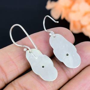 Boucles d'oreilles en labradorite bleue, faites à la main, en argent sterling 925, bijoux en pierres précieuses, cadeau élégant pour femmes - Product Image 2