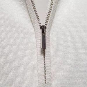 T-Shirt Homme Décontracté à Manches Courtes et Demi-Zip 100% Coton Simple Couleur Unie Lâche 220 Gsm Tricoté Personnalisable Design Logo - Product Image 4