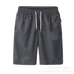 Shorts de sport unisexes pour hommes de haute qualité, entraînement sportif, décontracté, entraînement athlétique, course à pied, uni, taille mi-haute, en laine peignée, séchage rapide - Product Image 2