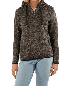 Chaqueta de lana para mujer, suave, ligera, cómoda, con capucha, a prueba de viento, transpirable, forro de nailon para uso diario al aire libre - Product Image 6