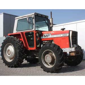 Maquinaria Agrícola Tractor Massey Ferguson 590 1998 70HP 4WD Transmisión de Engranajes con Motor y Caja de Cambios para Suministro Agrícola - Product Image 3