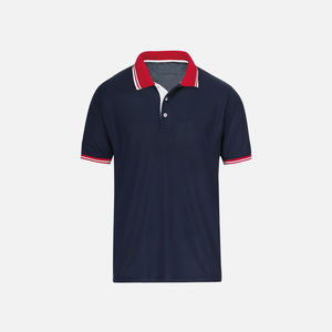 Haute qualité hommes Simple pour Polo 100% coton Logo personnalisé imprimé T-Shirt décontracté plaine Golf vêtements broderie décoration - Product Image 3