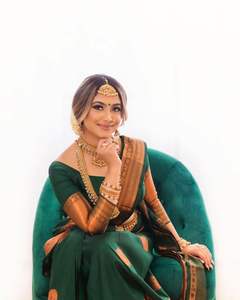 DERNIÈRE CONCEPTEUR BEAU RICHE PALLU JACQUARD TRAVAIL SUR TOUT LE SAREE. - Product Image 4