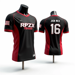 Camisetas deportivas impresas personalizadas para hombre, camisetas de softball, baloncesto, fútbol, camisetas de pesca, ropa de rendimiento transpirable con cuello redondo - Product Image 3