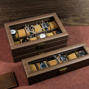 KALATRI Bandeja de Madera de Lujo para Hombre, Organizador Personalizado para Relojes, Soporte para Gafas de Noche, Base para Teléfono, Práctico para la Sala de Estar - Product Image 1