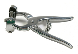 Pince à tatouer vétérinaire en acier inoxydable réutilisable équipement de marquage d'animaux durable pour lapins mouton cochon - Product Image 6