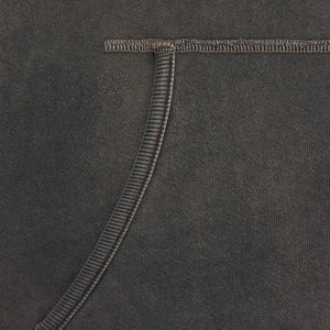 Sudadera con Capucha de Invierno para Hombre, de Alta Calidad, 100% Algodón, Estilo Holgado, Lavado Ácido, con Botones, Impresión Digital, Logotipo Personalizado, Ropa Urbana - Product Image 6