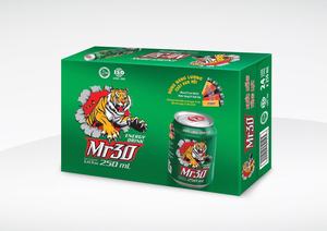 Jugo de Frutas Bajo en Carbohidratos Premium MR 30, Agua con Sabor Natural, Estilo Fruta Deshidratada, 250ml*24 Latas, Empaquetado para Exportación - Product Image 4