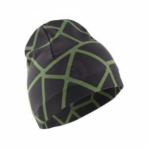 Bonnet de sport camouflage noir et tan, respirant, à séchage rapide, thermique, unisexe, 100% - Product Image 3