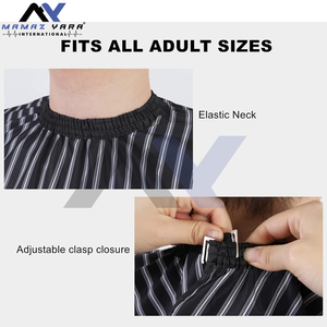 Capa de peluquero de poliéster impermeable-Capa de corte de pelo de salón Estilistas profesionales Capa de corte de pelo grande Máxima cobertura Comodidad - Product Image 4