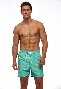 High quality OME With Sublimation Fire Flam Men Mesh Summer Elastic Beach Wear shorts and <b>Cheap</b> Wholesale Stylish Shorts For Men - Product Image 4
