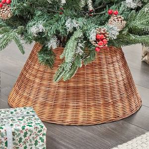 Best rattan <b>tree</b> <b>collar</b> natural base cover indoor festive decoration wicker skirt for christmas <b>trees</b> - Product Image 5