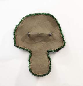 Meilleure qualité belle mode coeur vêtements broche #743 nouveau Design chenille tissu couleur personnalisée dentelle brodée bas prix - Product Image 2