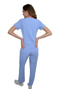 Ensembles de jogging de gommage d'hôpital en coton uniformes de gommage médical personnalisés costumes de gommage d'allaitement en gros vêtements unisexes pour médecins - Product Image 5