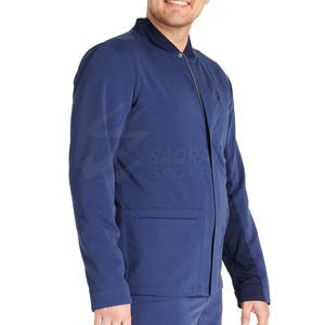 Blouse de travail élégante pour hommes, pour les professionnels de la santé, avec doublure intérieure confortable, légère, écologique, détection des aiguilles, haute qualité - Product Image 4